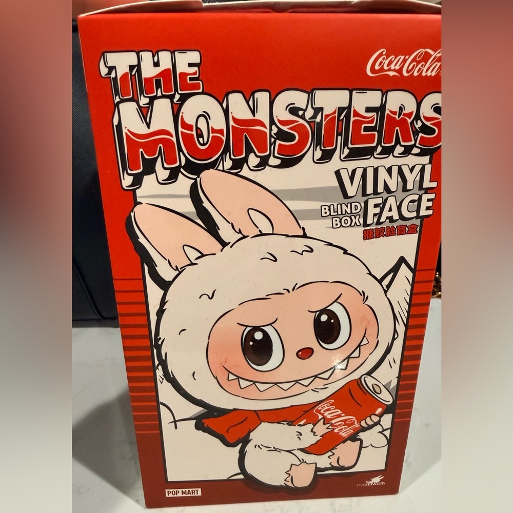 Labubu - Coca Cola White and Red Plush Figure